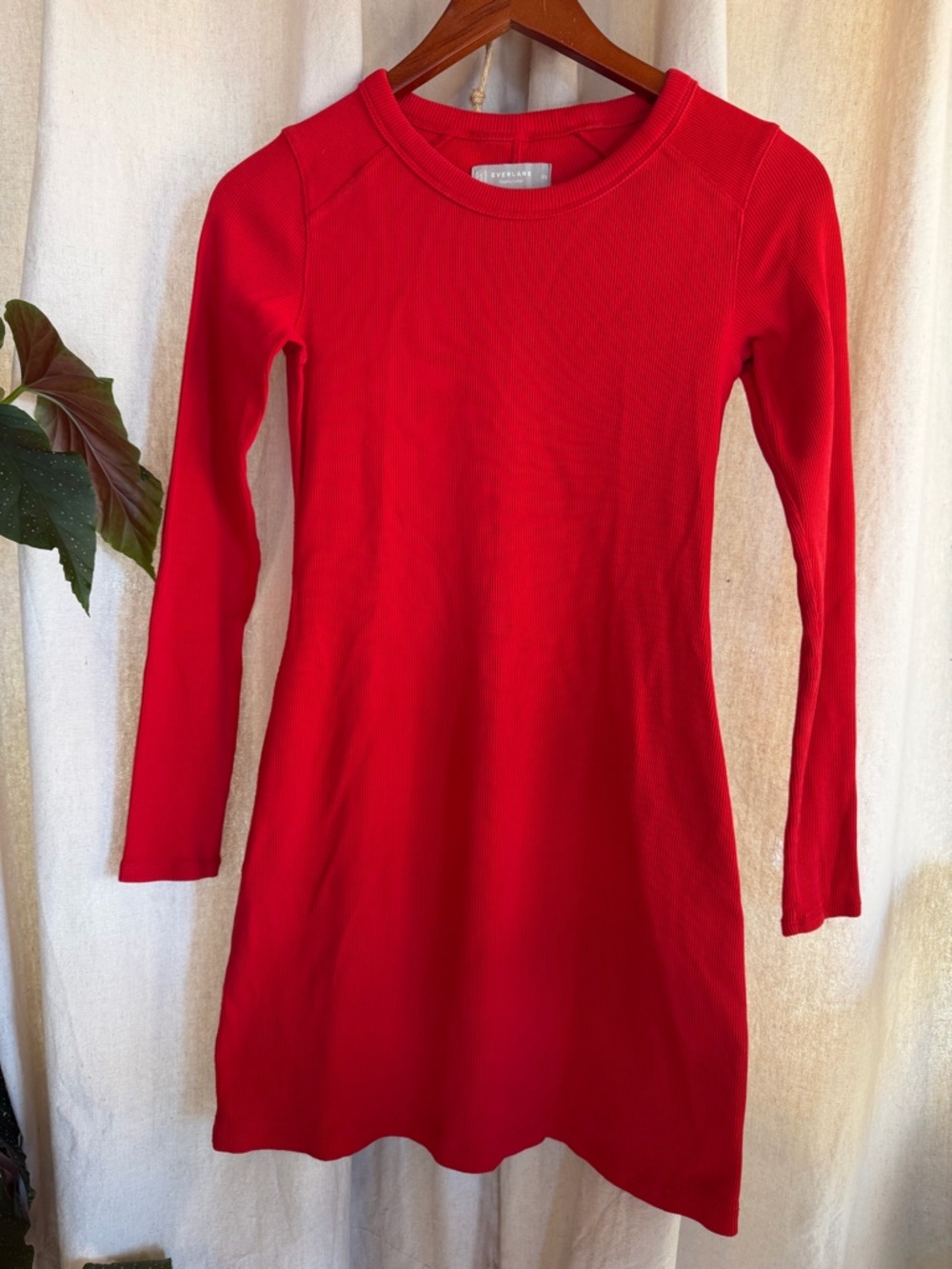 Everlane Ribbed Mini Dress - Picture 2 of 3